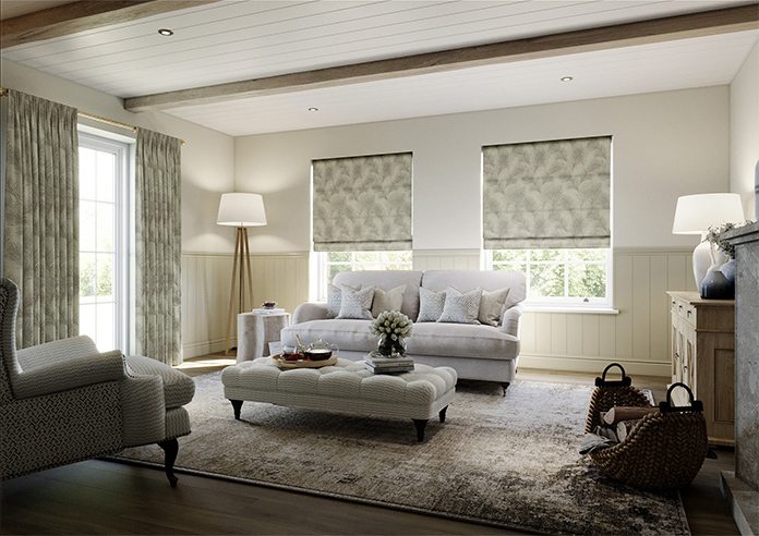 Feather, Dove - Roman Blind - Image 7